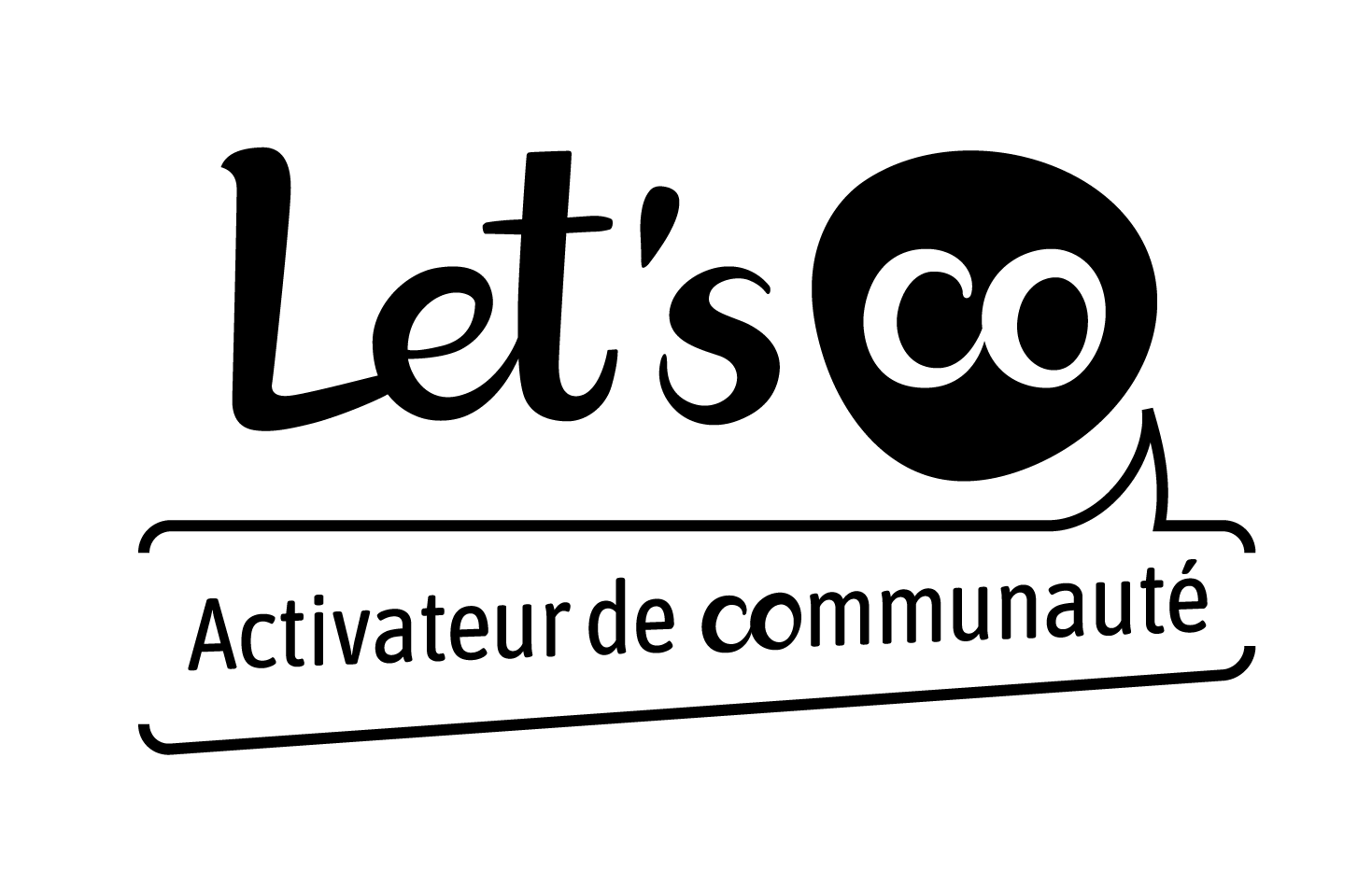 LETS CO logo HD complet noir